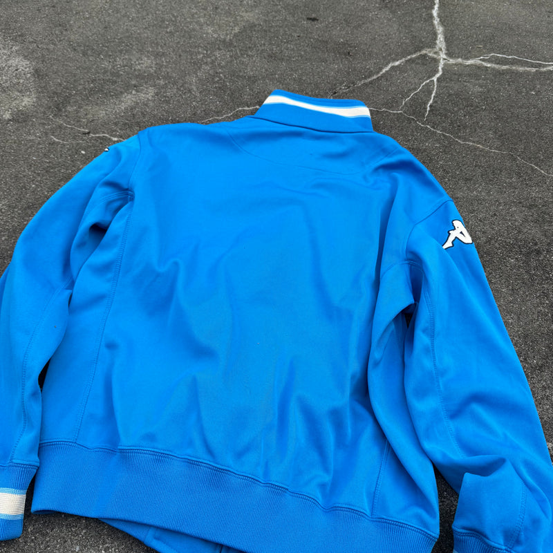 Detailansicht: Sourced limited accessories and clothes Kappa Italia streetwear style track jacket – Logo, Nähte oder Material