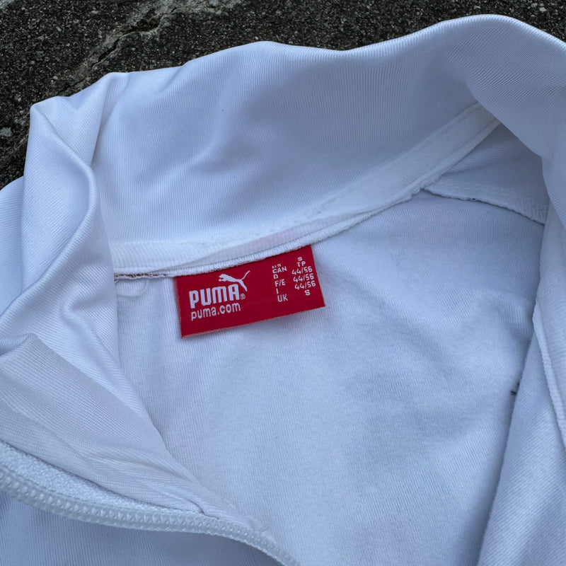 Detailansicht: Sourced limited accessories and clothes AC Milan Puma football track jacket – Logo, Nähte oder Material