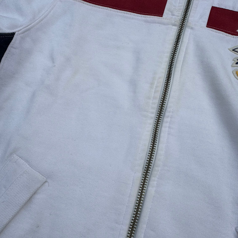 Detailansicht: Sourced limited accessories and clothes Hackett London Klosters Polo Switzerland zip-up – Logo, Nähte oder Material