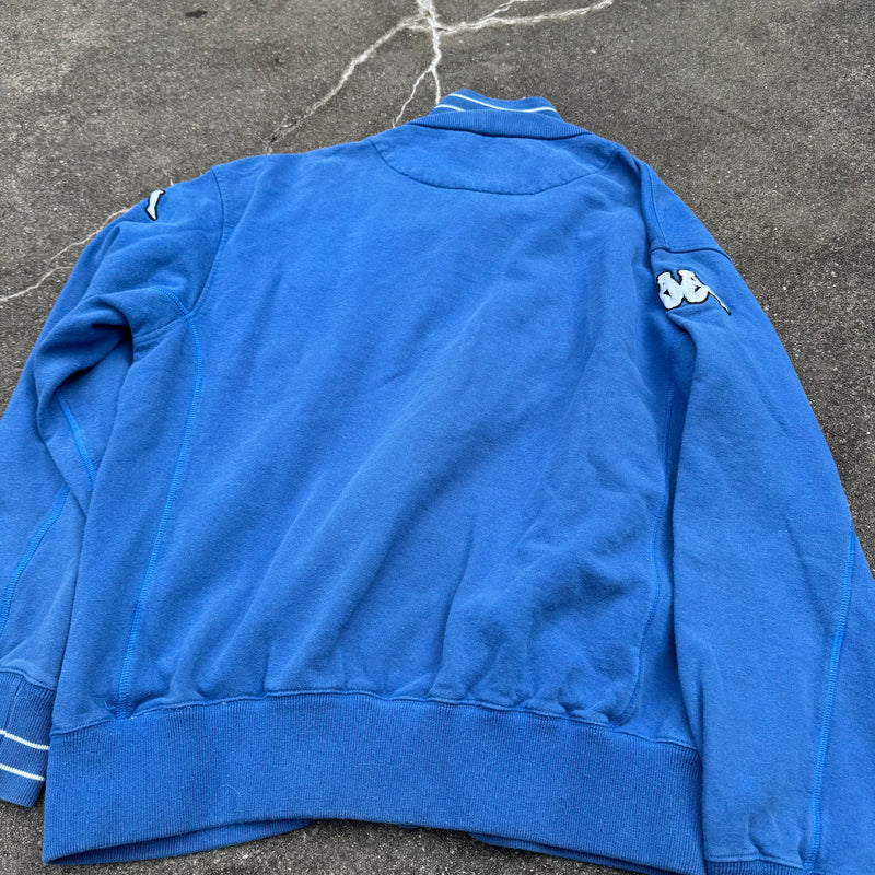 Detailansicht: Sourced limited accessories and clothes Kappa Zürich Switzerland zip-up jacket – Logo, Nähte oder Material