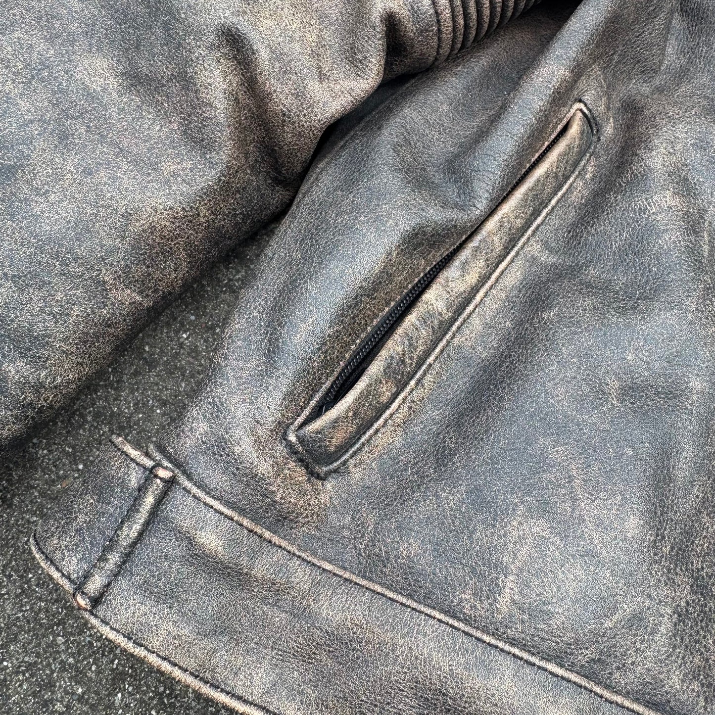 Alpinestars motorcycle vintage leather jacket