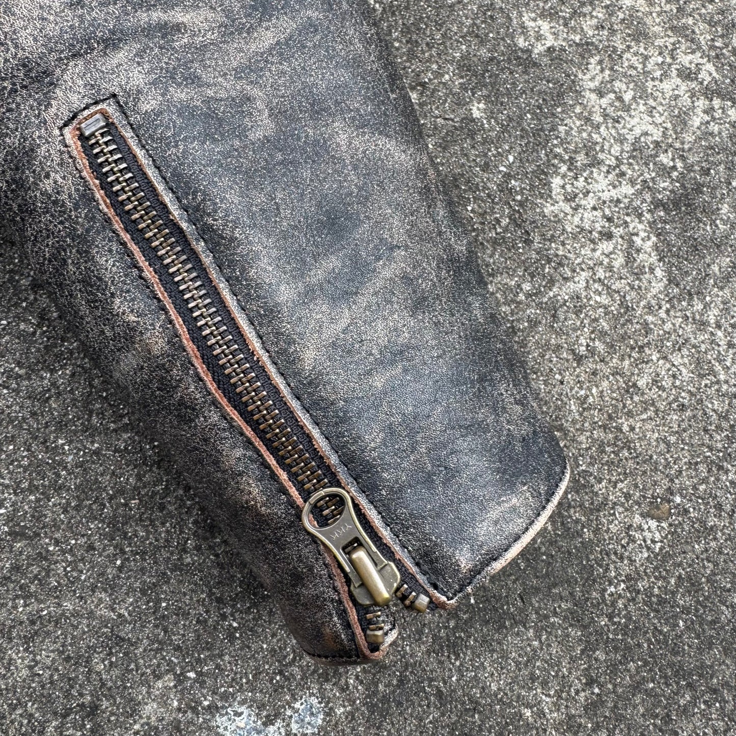 Alpinestars motorcycle vintage leather jacket