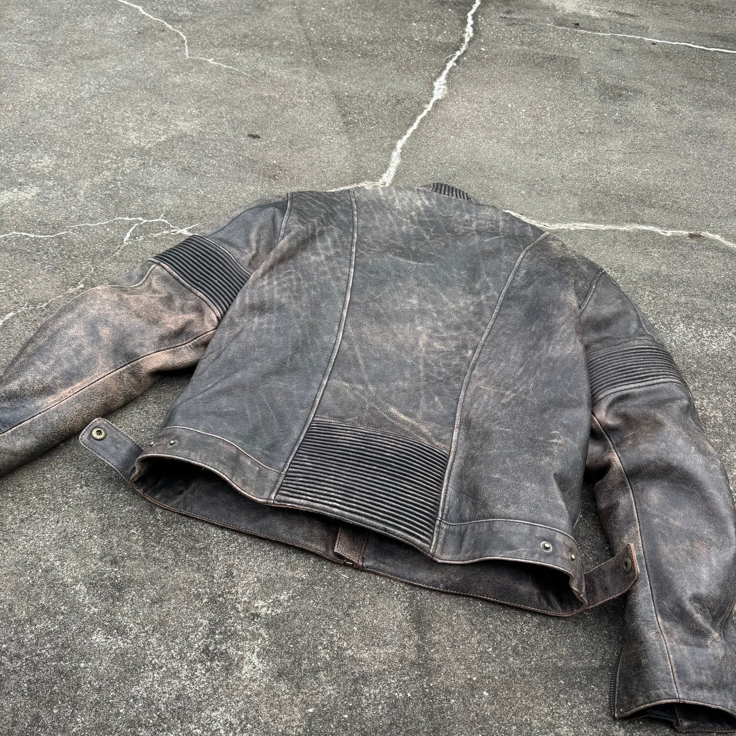 Alpinestars motorcycle vintage leather jacket