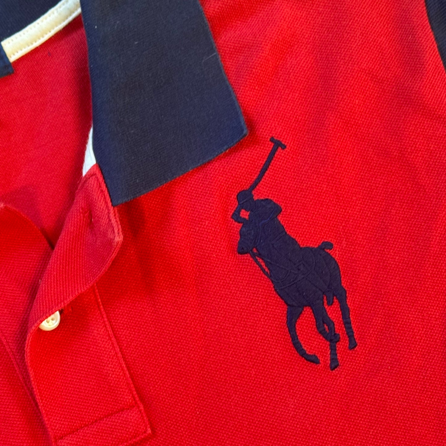 Ralph Lauren Quality Goods red vintage polo