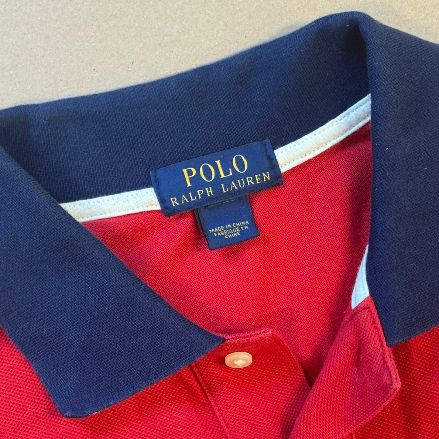 Ralph Lauren Quality Goods red vintage polo