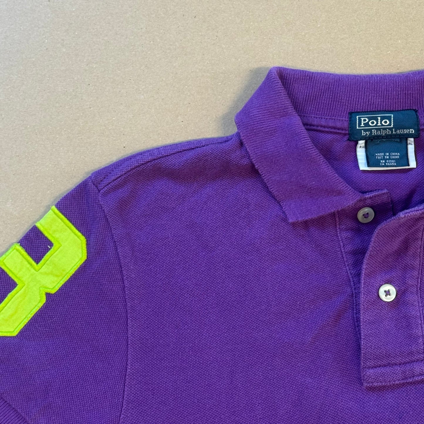 Polo Ralph Lauren purple womens vintage poloshirt