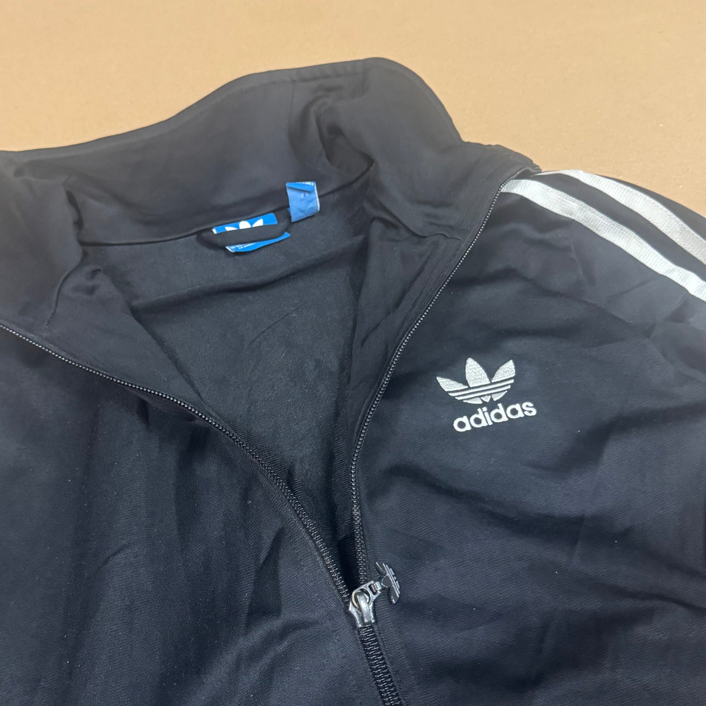 Adidas Firebird retro black track jacket