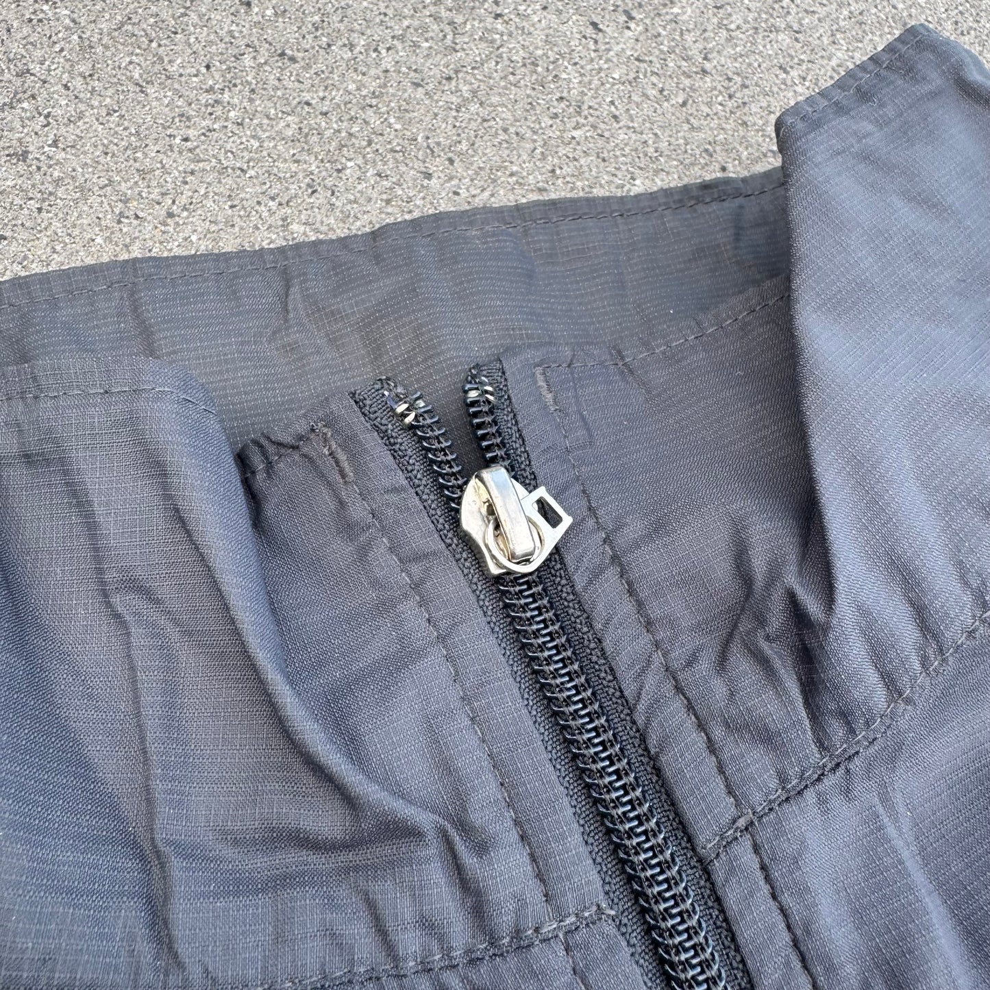 Nike vintage 90s grey raincoat