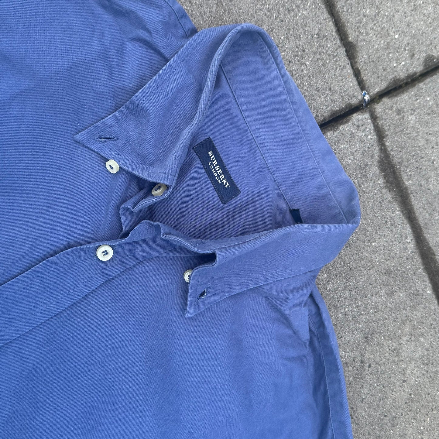 Burberry London classic blue vintage chemise