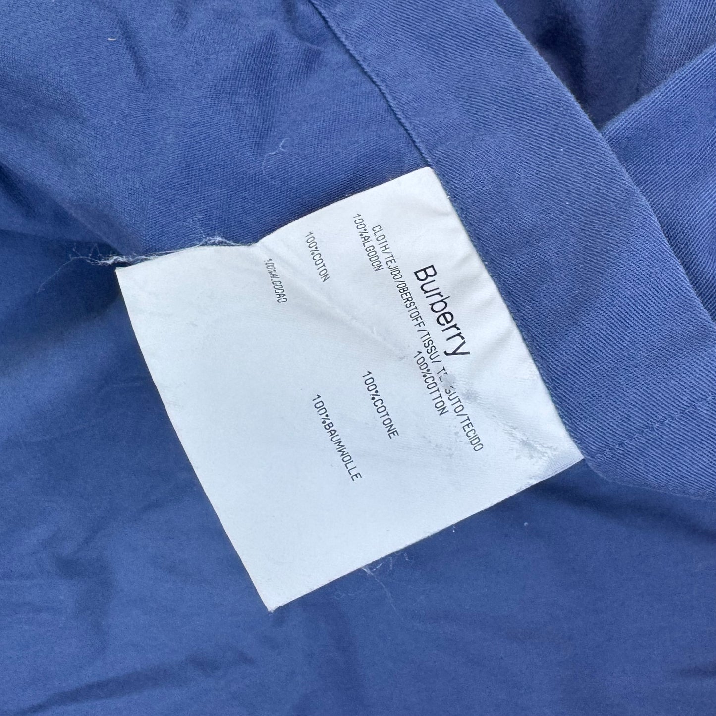 Burberry London classic blue vintage chemise