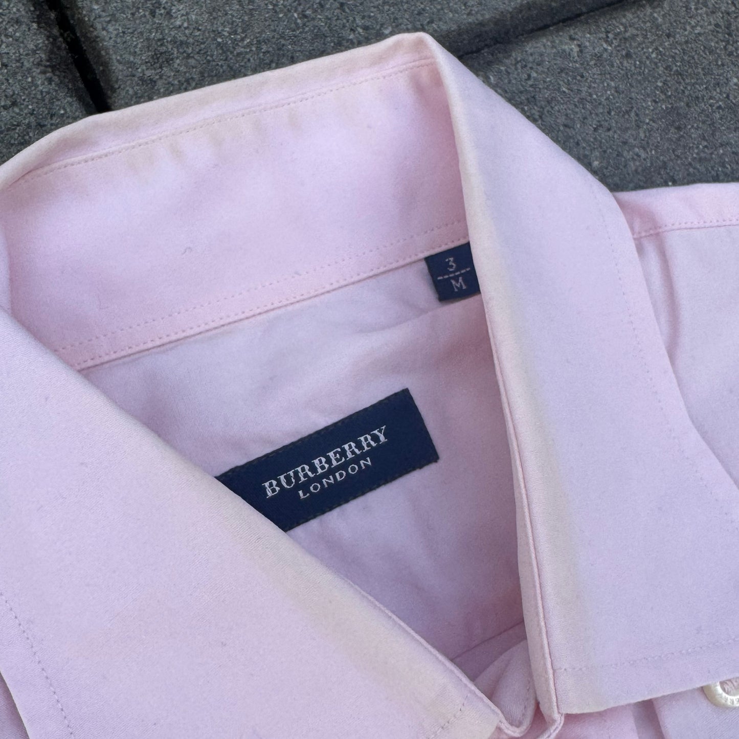 Burberry London pink vintage chemise