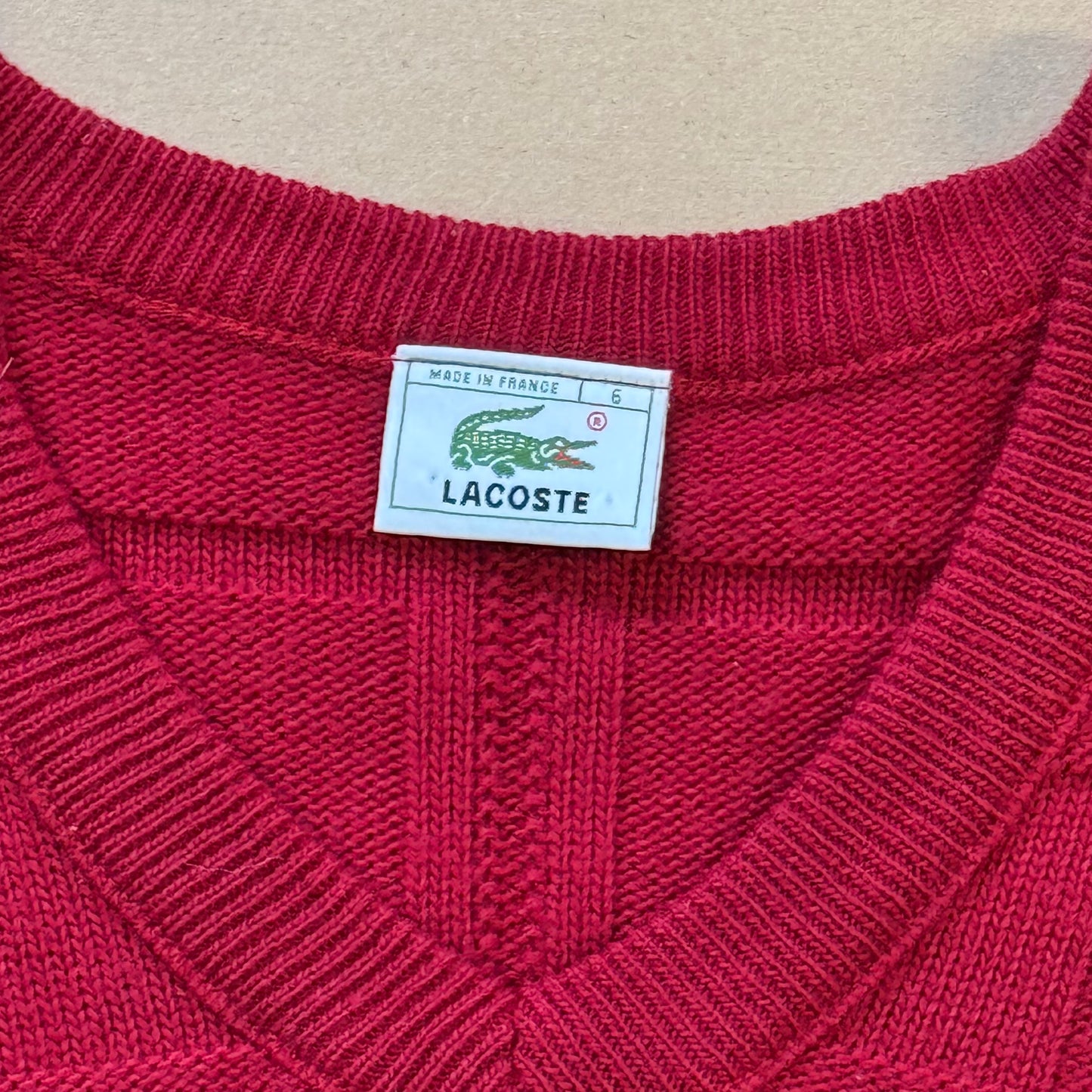 Lacoste knitted sweatshirt