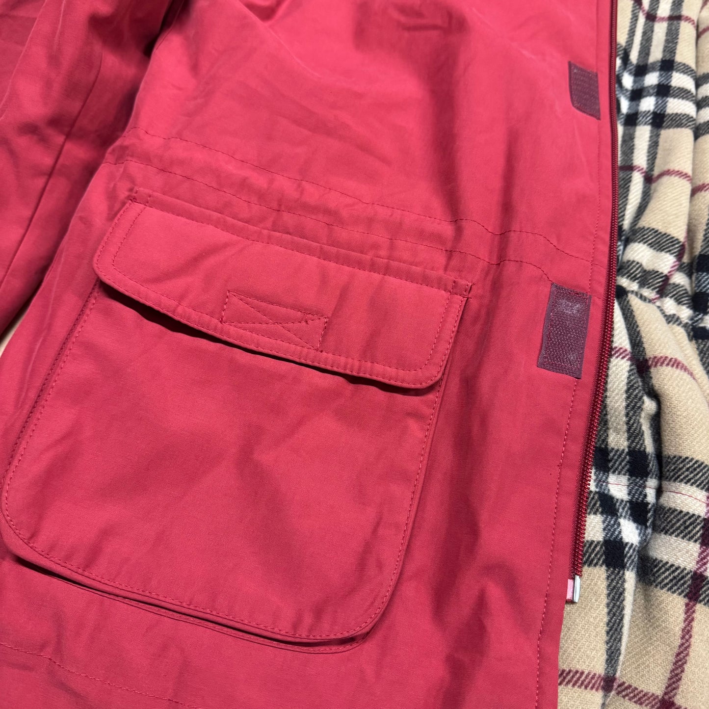 Burberry London vintage red authentic jacket