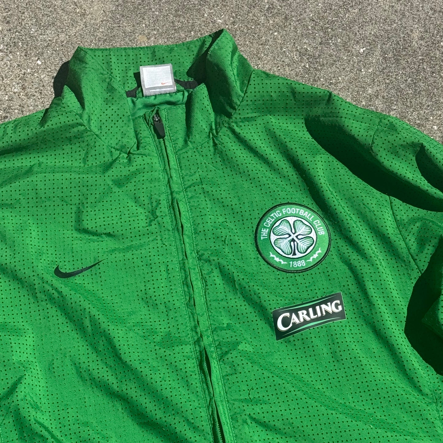 Nike Celtics FC green sports track jacket
