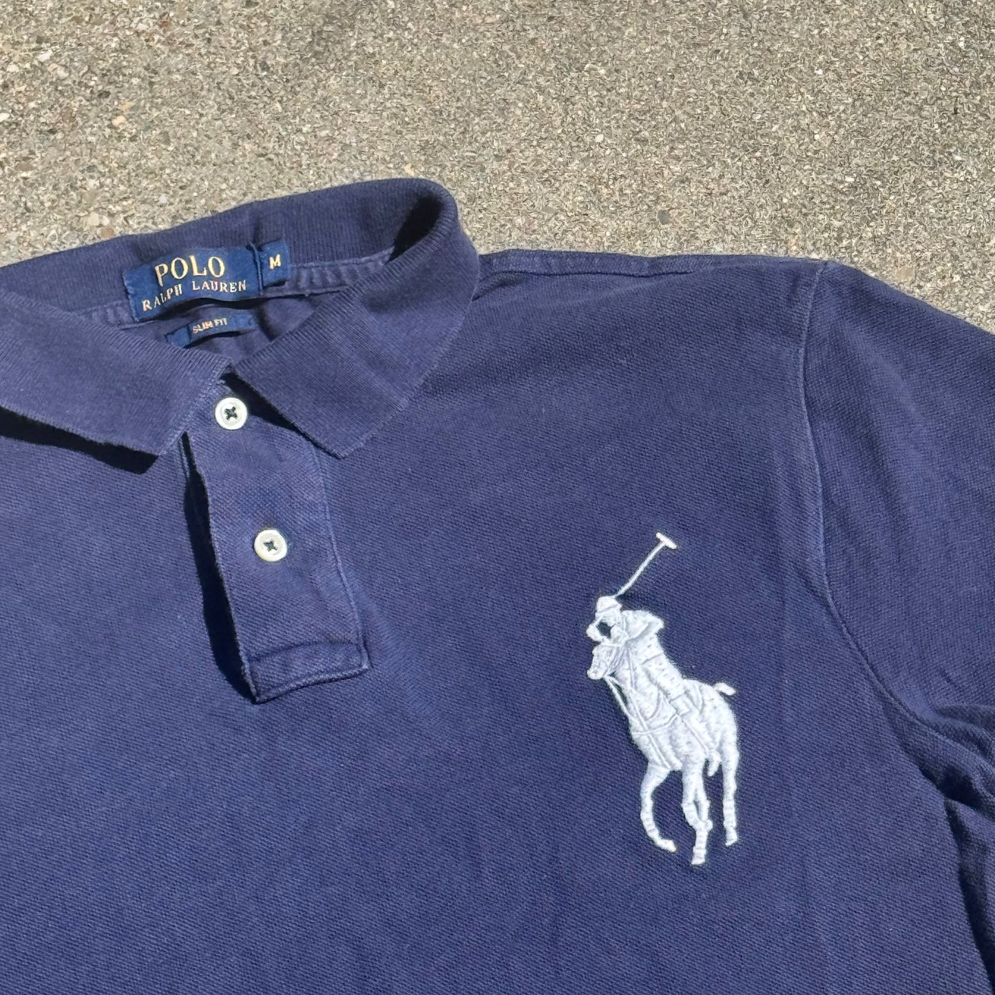 Polo Ralph Lauren big pony blue shirt