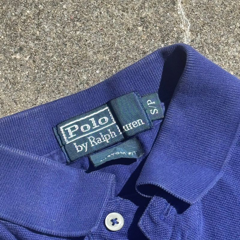Detailansicht: Sourced limited accessories and clothes Polo Ralph Lauren Italy vintage poloshirt – Logo, Nähte oder Material