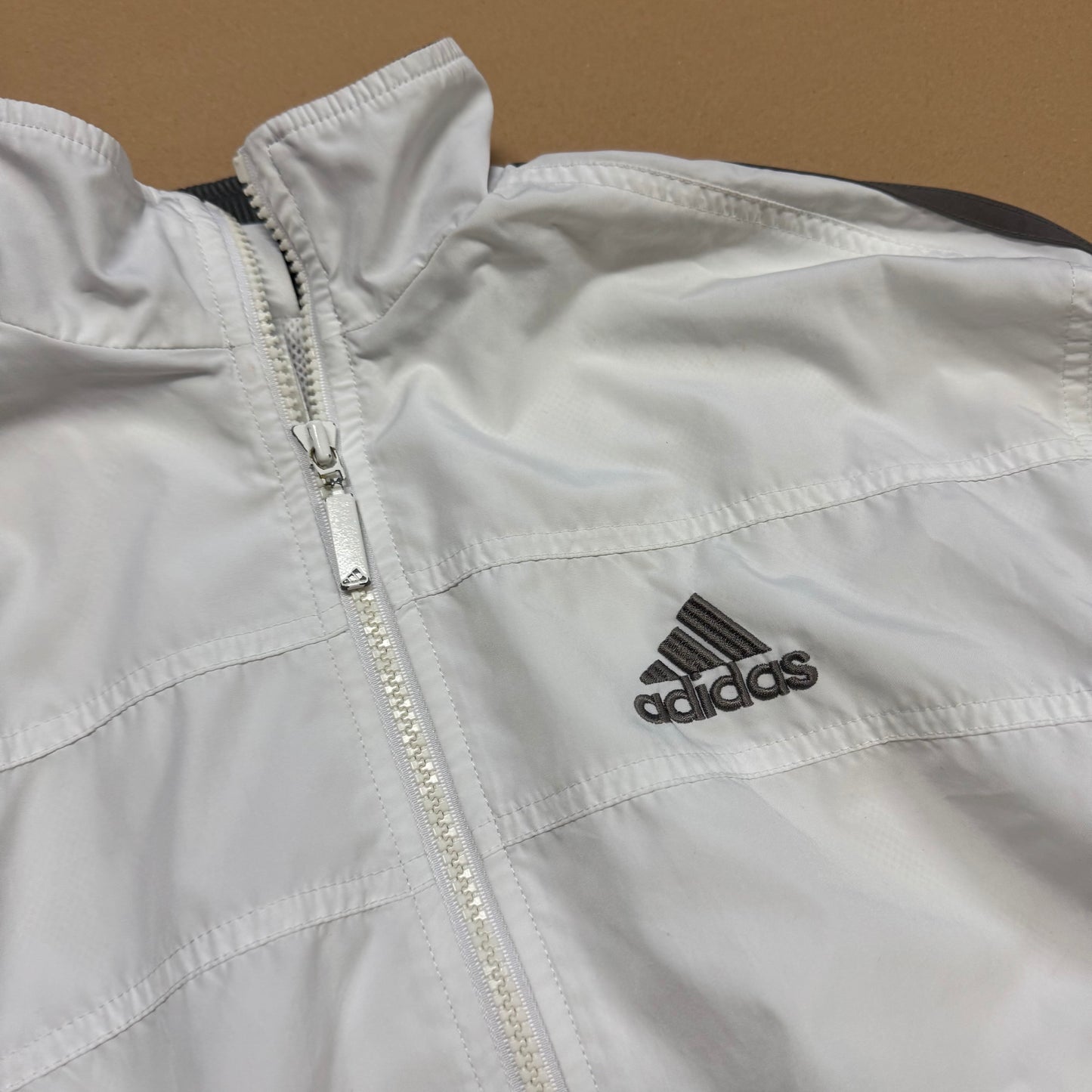Adidas vintage white women’s track jacket