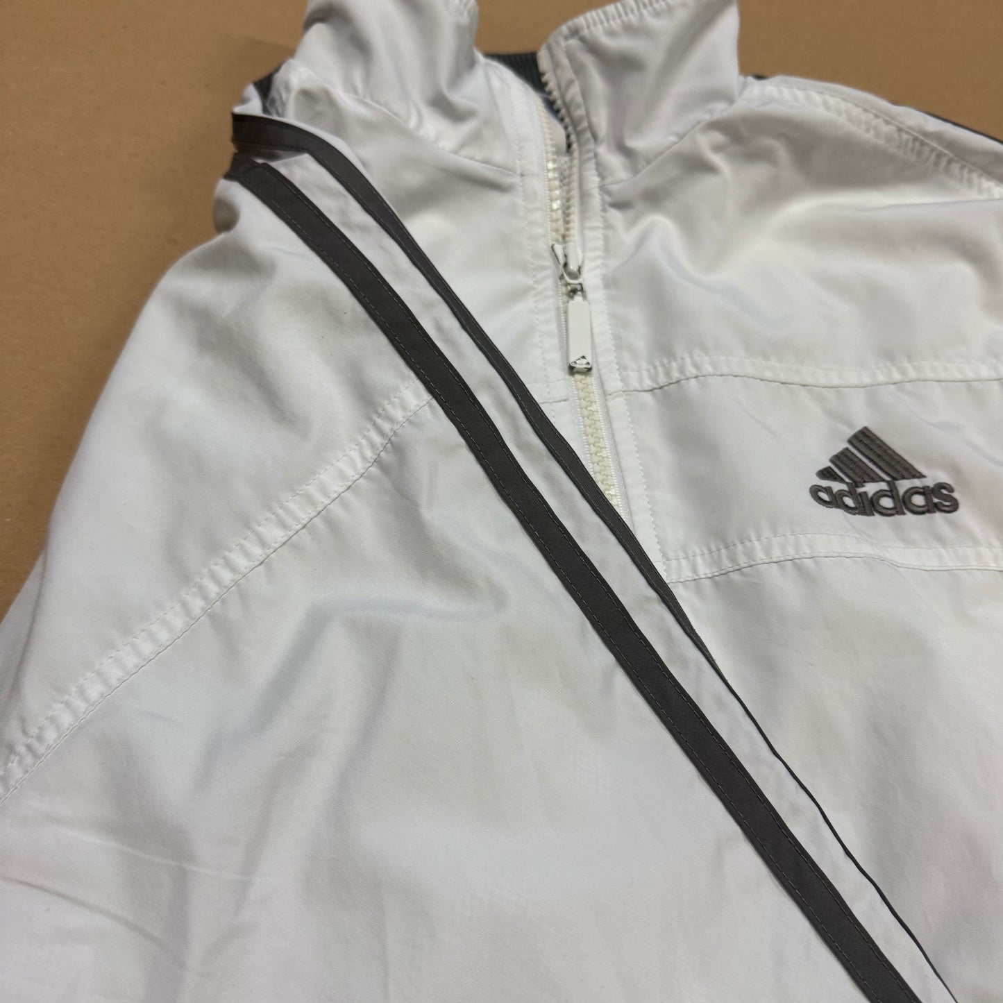 Adidas vintage white women’s track jacket