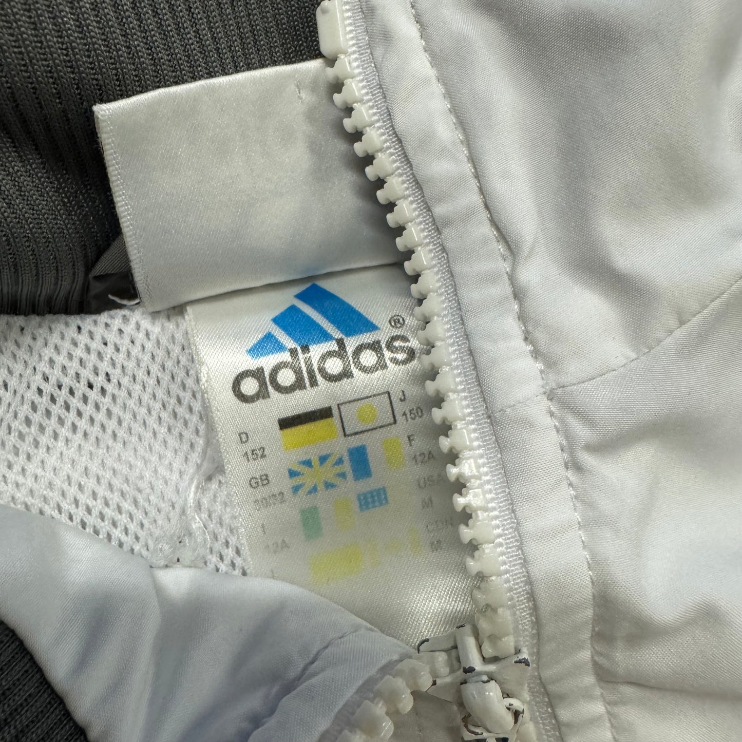 Adidas vintage white women’s track jacket