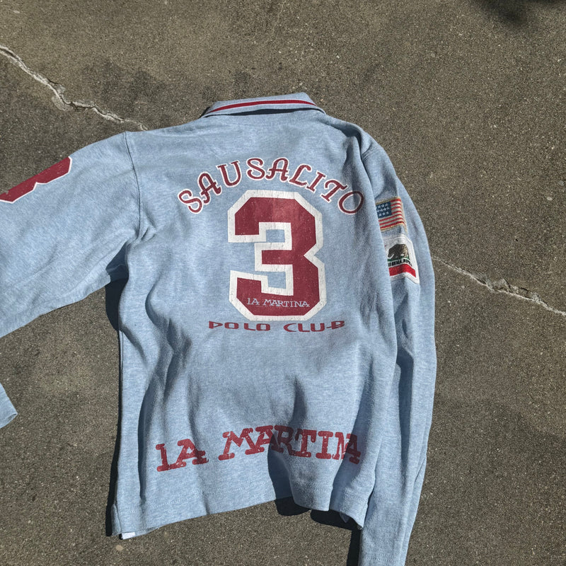 Detailansicht: Sourced limited accessories and clothes La Martina California Polo Challenge longsleeve – Logo, Nähte oder Material