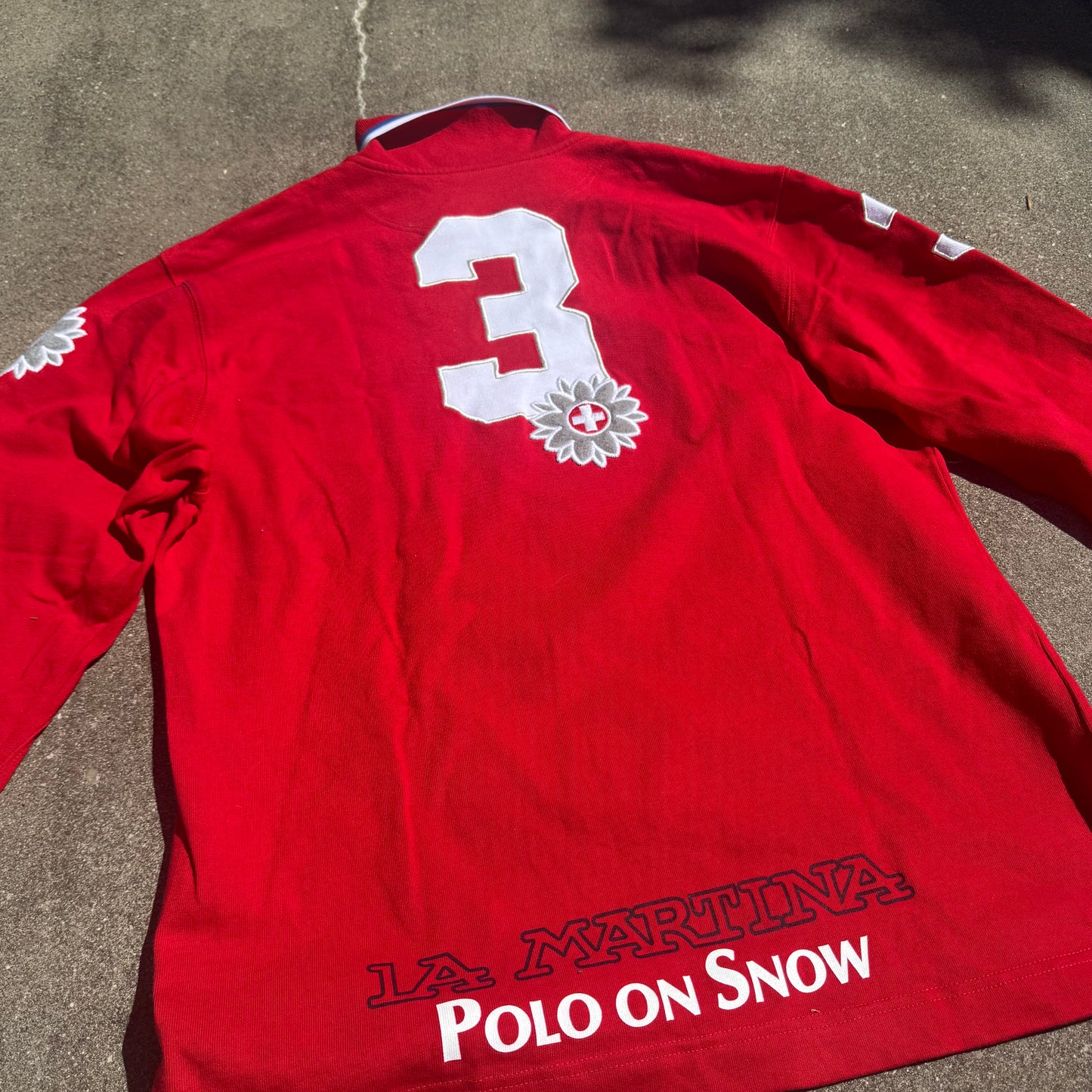La Martina Swiss Polo Gstaad vintage longsleeve