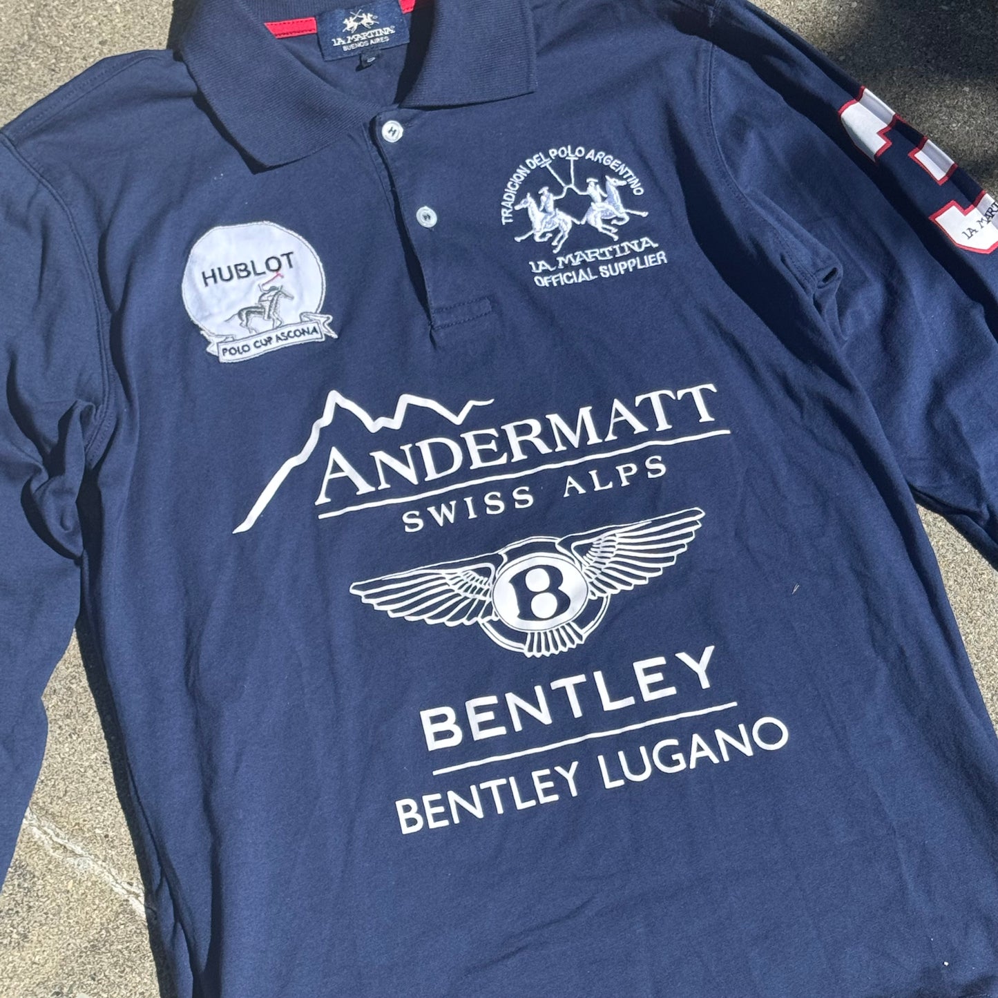 La Martina Andermatt x Bentley poloshirt