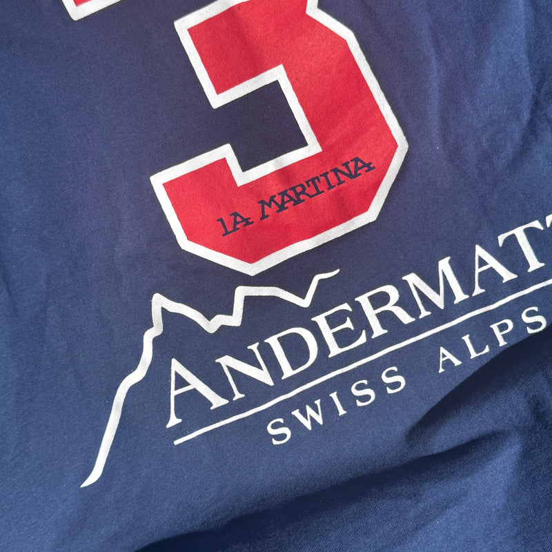 Detailansicht: Sourced limited accessories and clothes La Martina Andermatt x Bentley poloshirt – Logo, Nähte oder Material