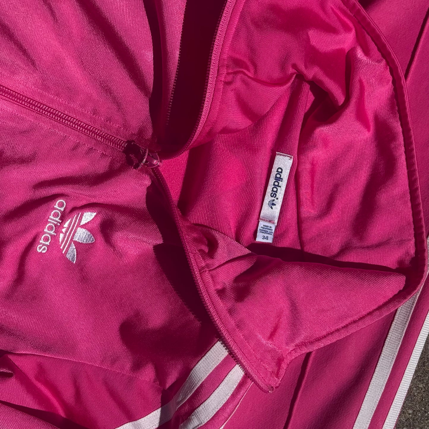 Adidas Firebird pink y2k womens track-set