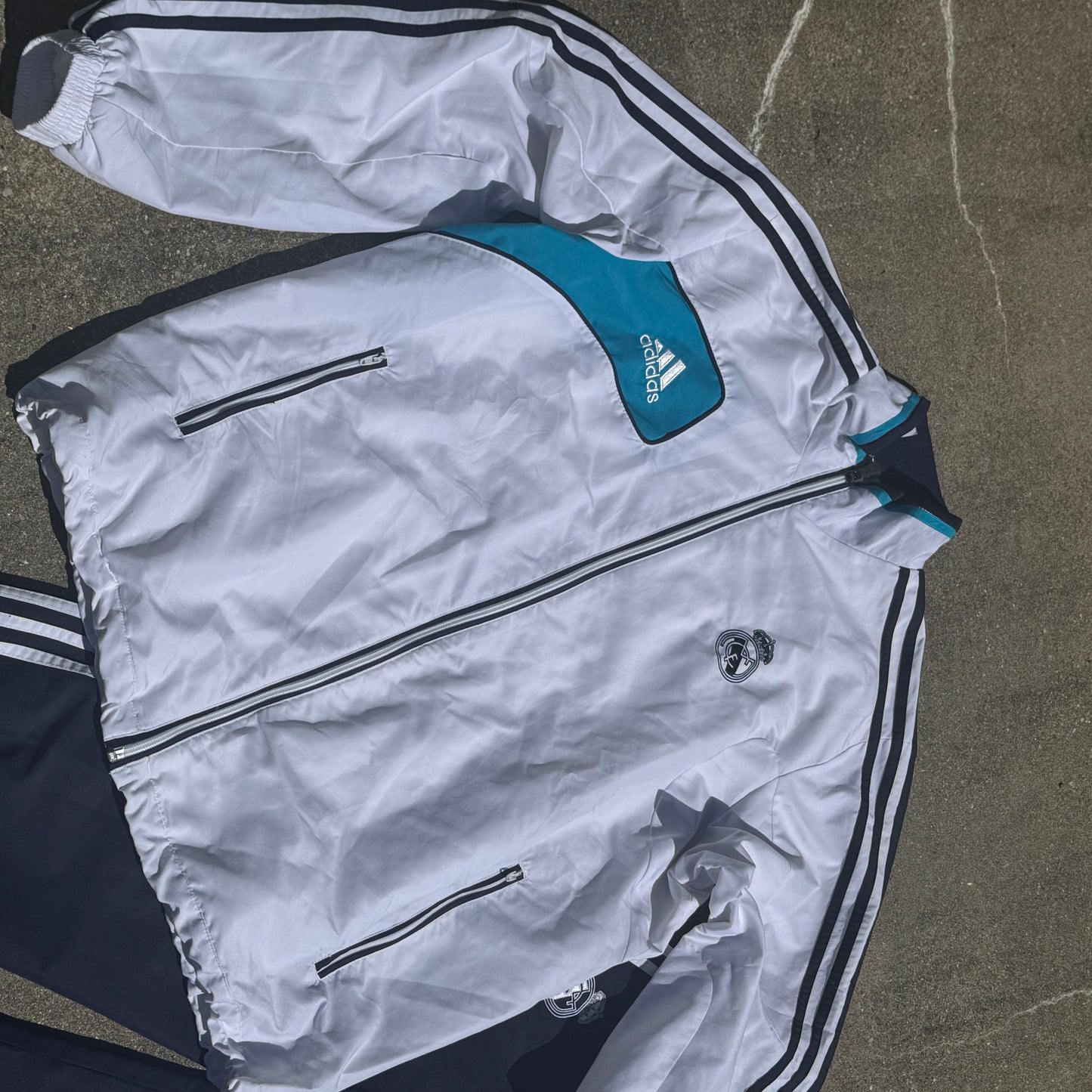 Adidas streetwear Real Madrid track set