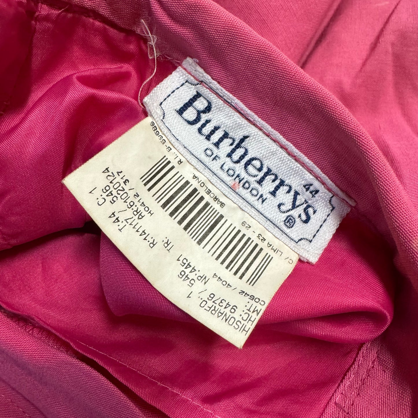 Burberry’s pink loose chinos