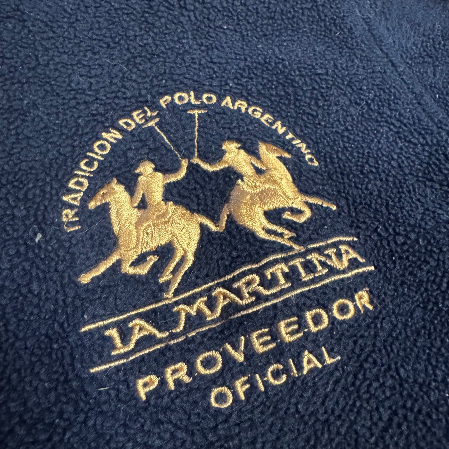 La Martina Argentina vintage fleece sweater