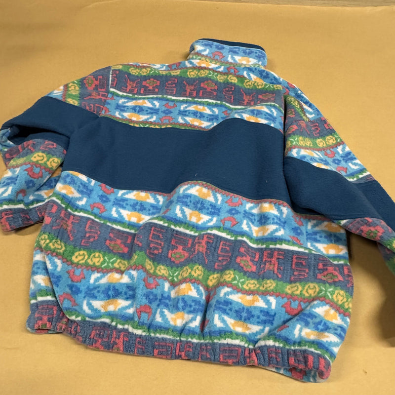 Detailansicht: Sourced limited accessories and clothes Baroudeurs vintage fleece sweater – Logo, Nähte oder Material