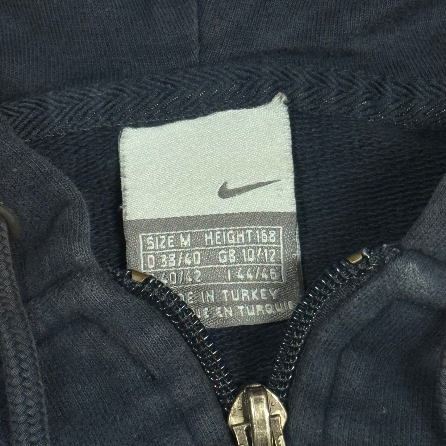 Nike vintage black zip-hoodie