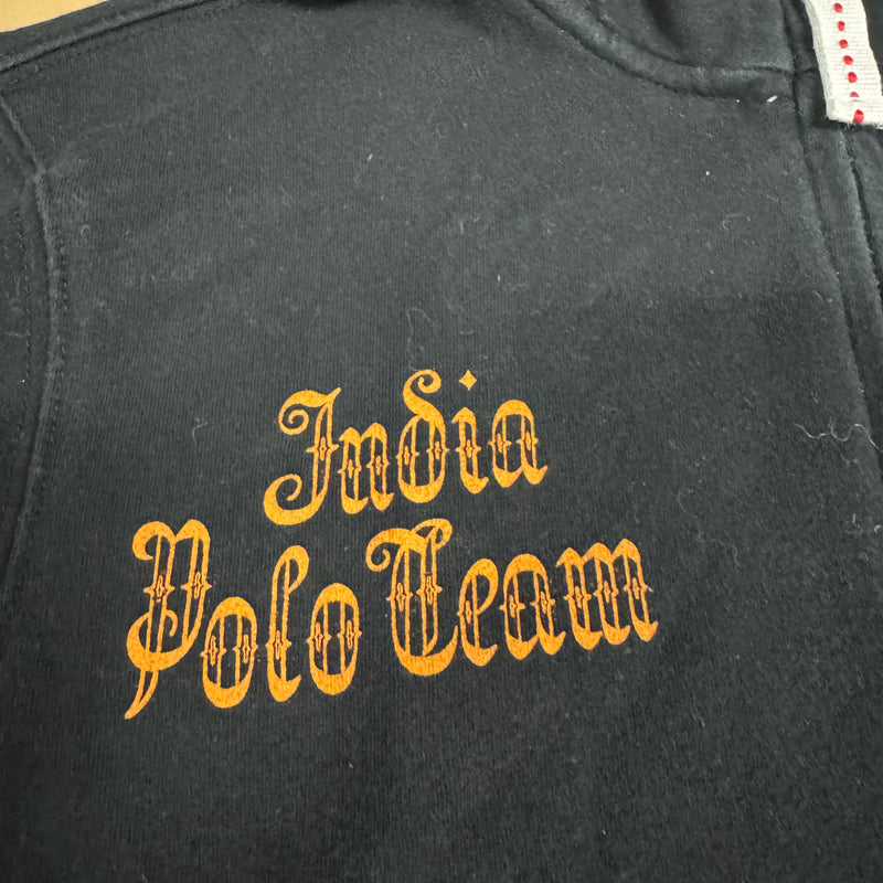 Detailansicht: Sourced limited accessories and clothes La Martina India polo vintage zip-up – Logo, Nähte oder Material