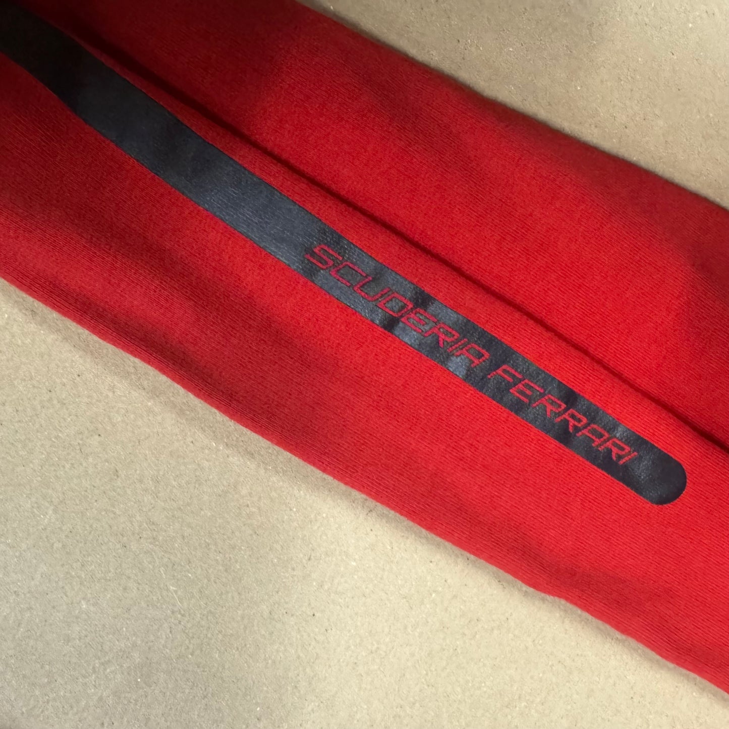 Ferrari Scuderia vintage red zip-up