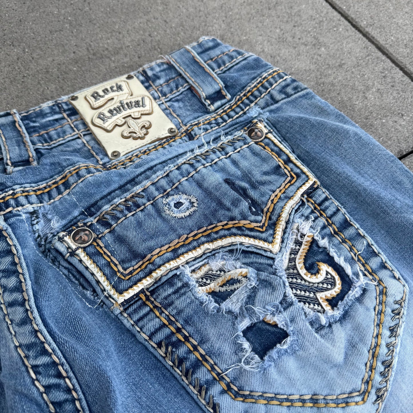 Rock Revival ripped and reworked men’s jeans