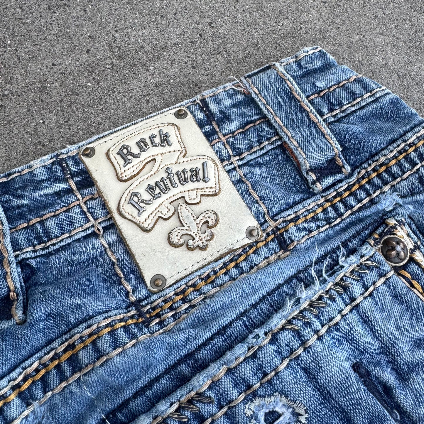 Rock Revival ripped and reworked men’s jeans