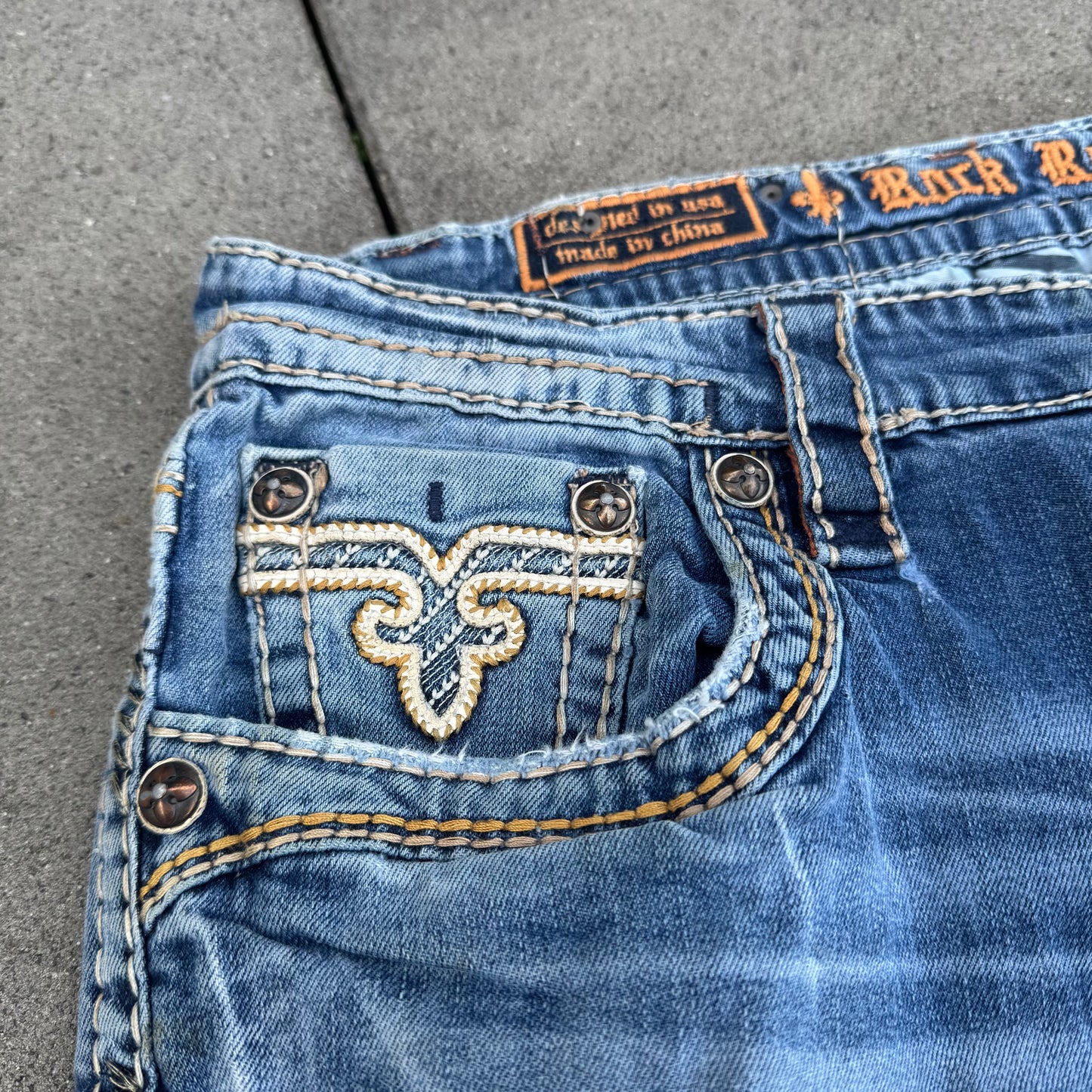 Rock Revival ripped and reworked men’s jeans