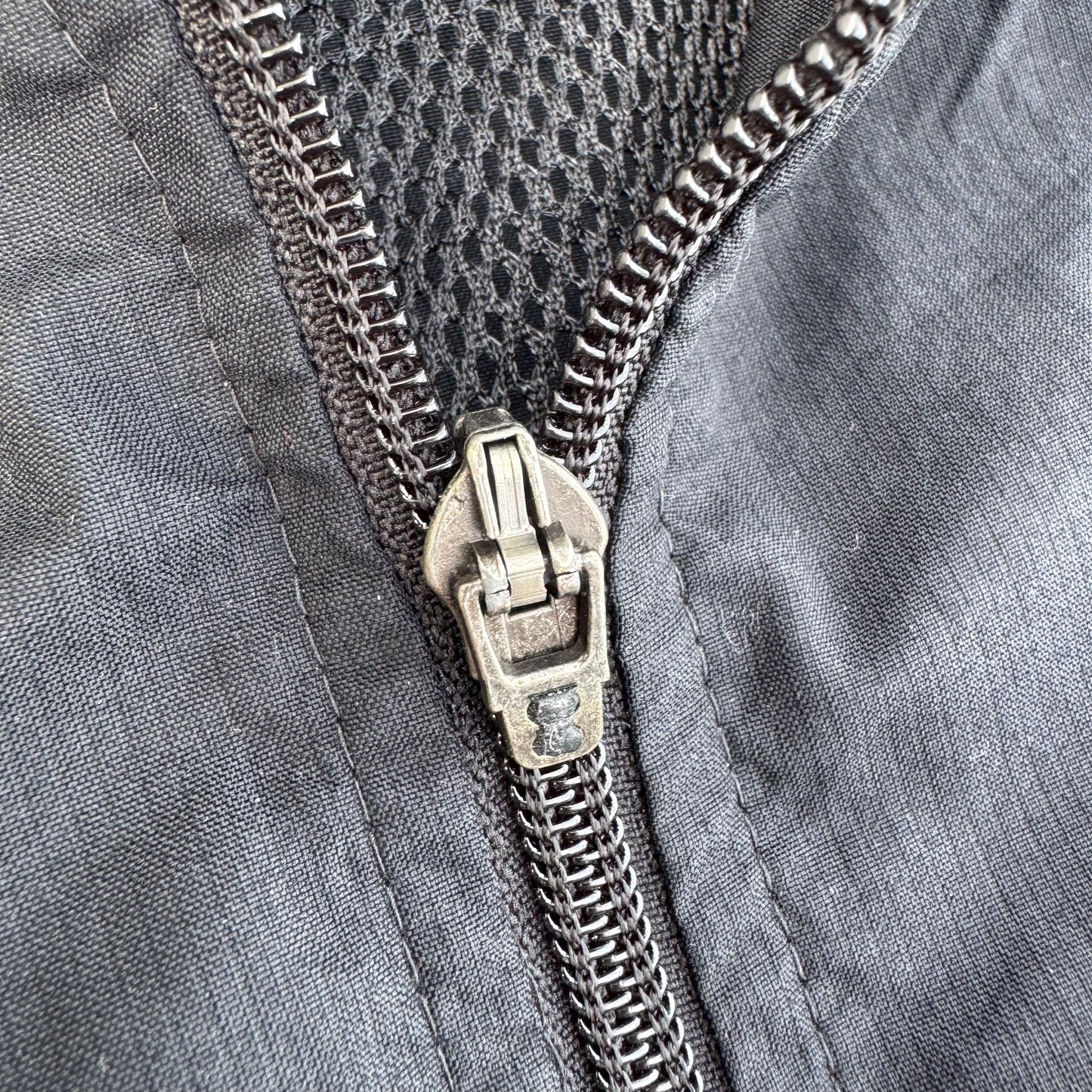 Nike Shox streetwear style black rain jacket