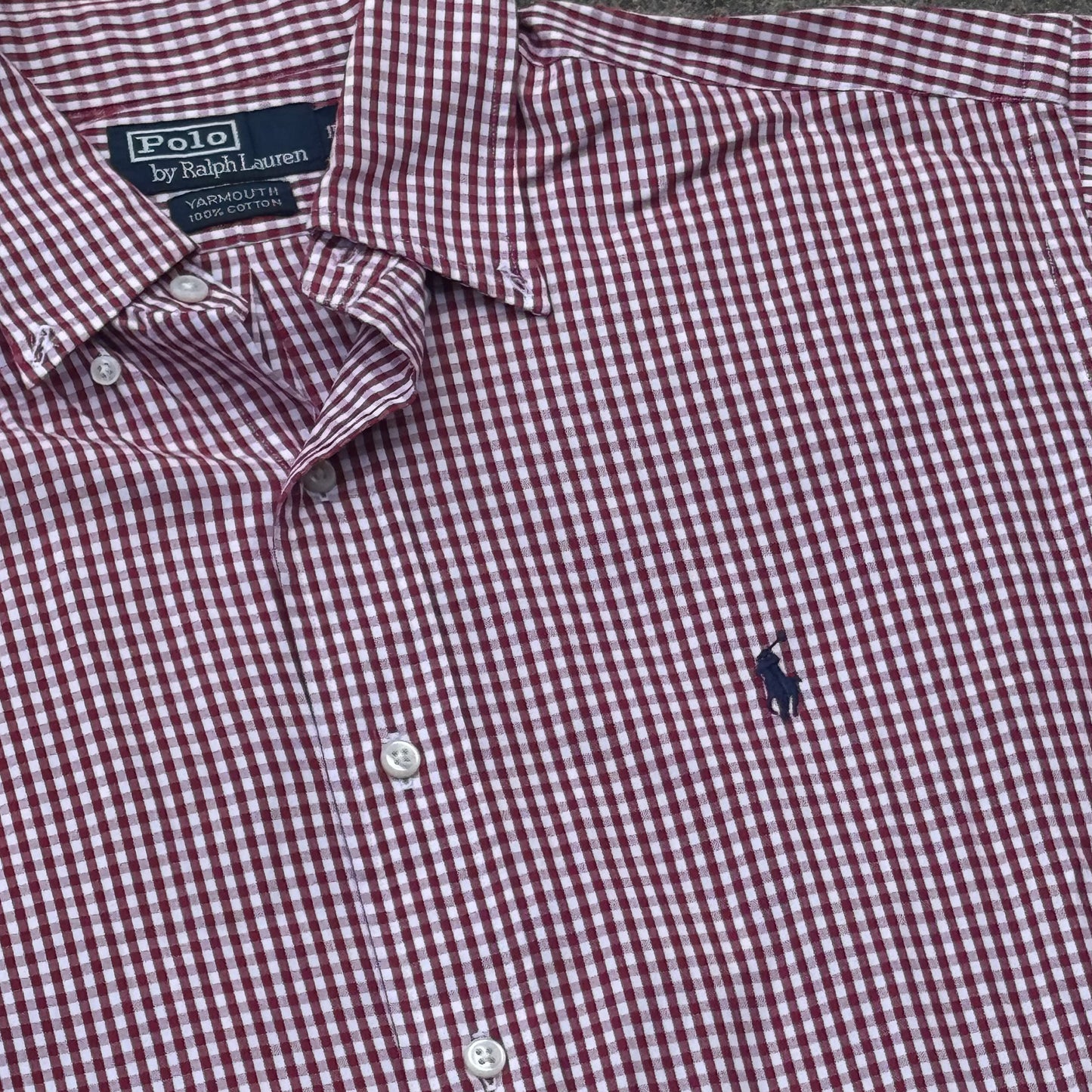 Ralph Lauren vintage checkered chemise shirt