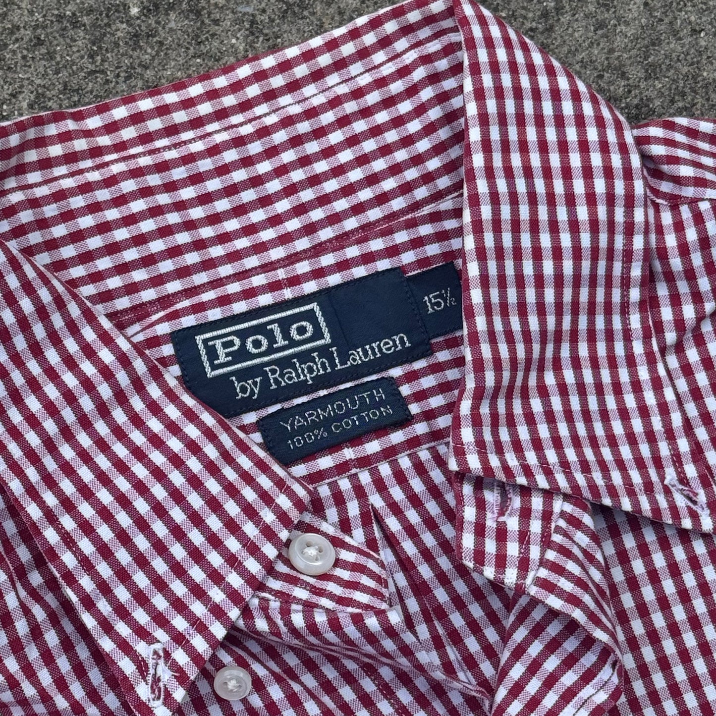 Ralph Lauren vintage checkered chemise shirt