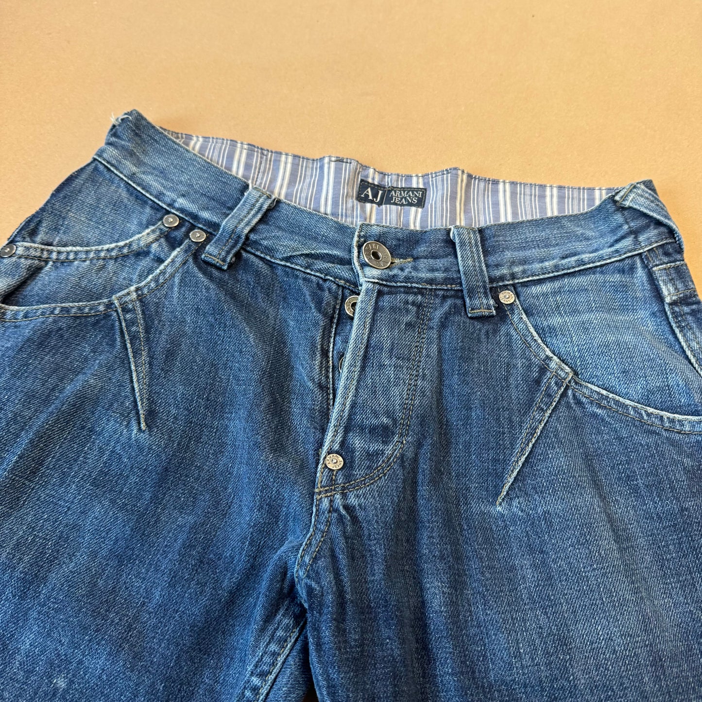 Vintage Giorgio Armani straight leg jeans