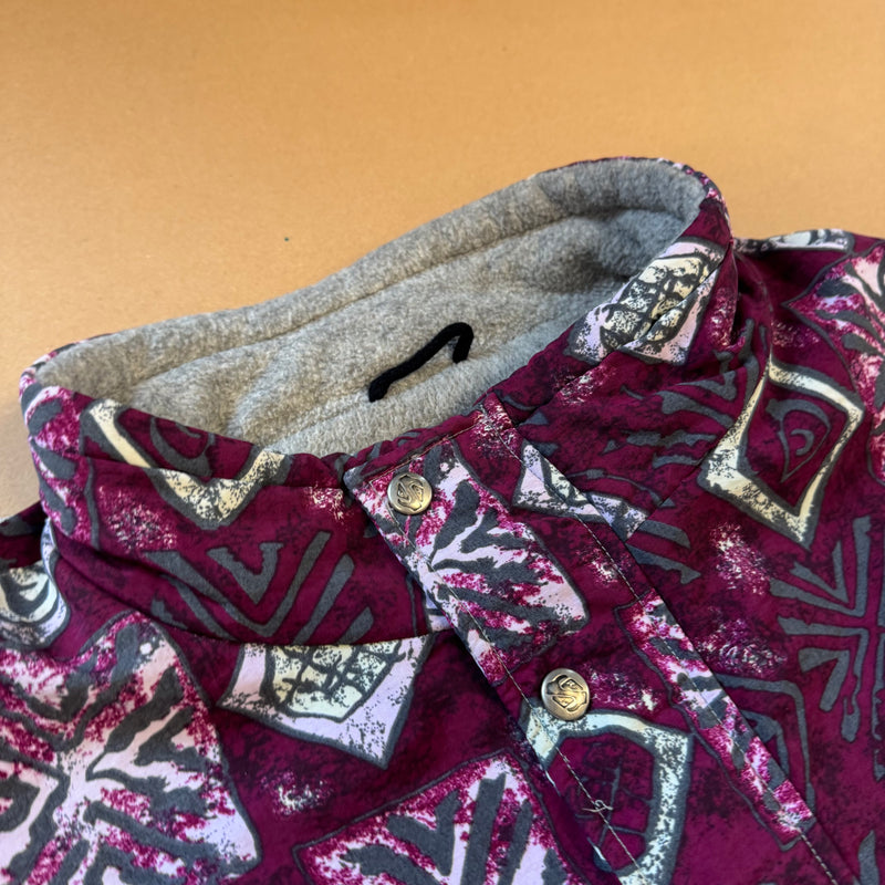 Detailansicht: Sourced limited accessories and clothes Quicksilver oversized vintage winter jacket – Logo, Nähte oder Material