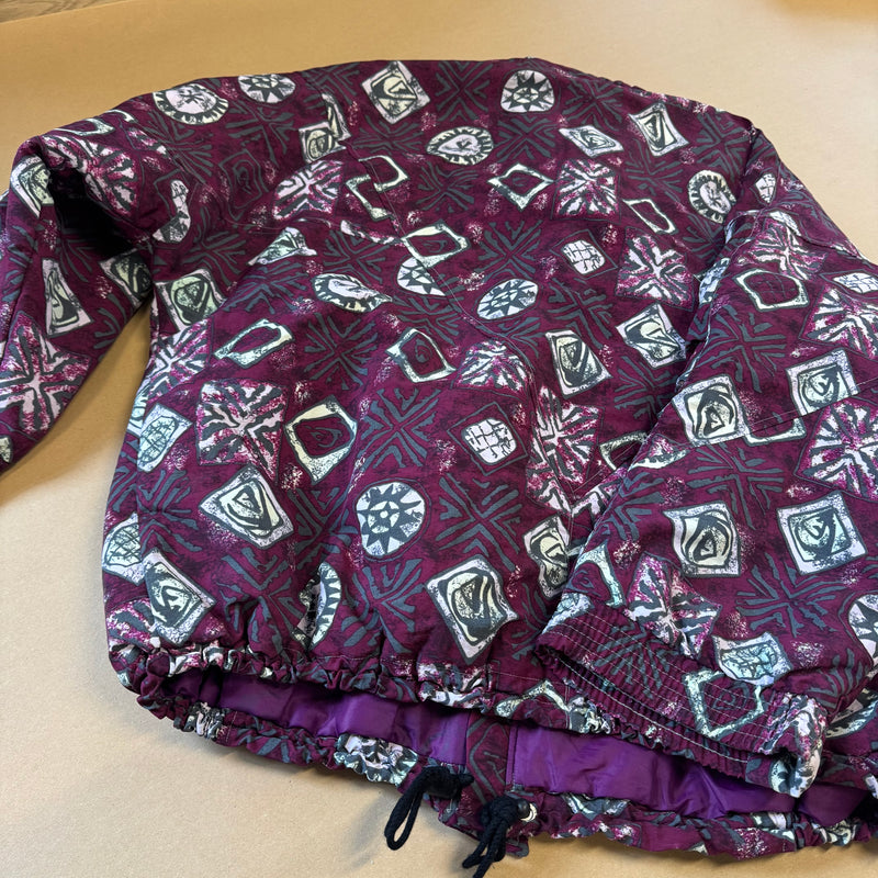 Detailansicht: Sourced limited accessories and clothes Quicksilver oversized vintage winter jacket – Logo, Nähte oder Material