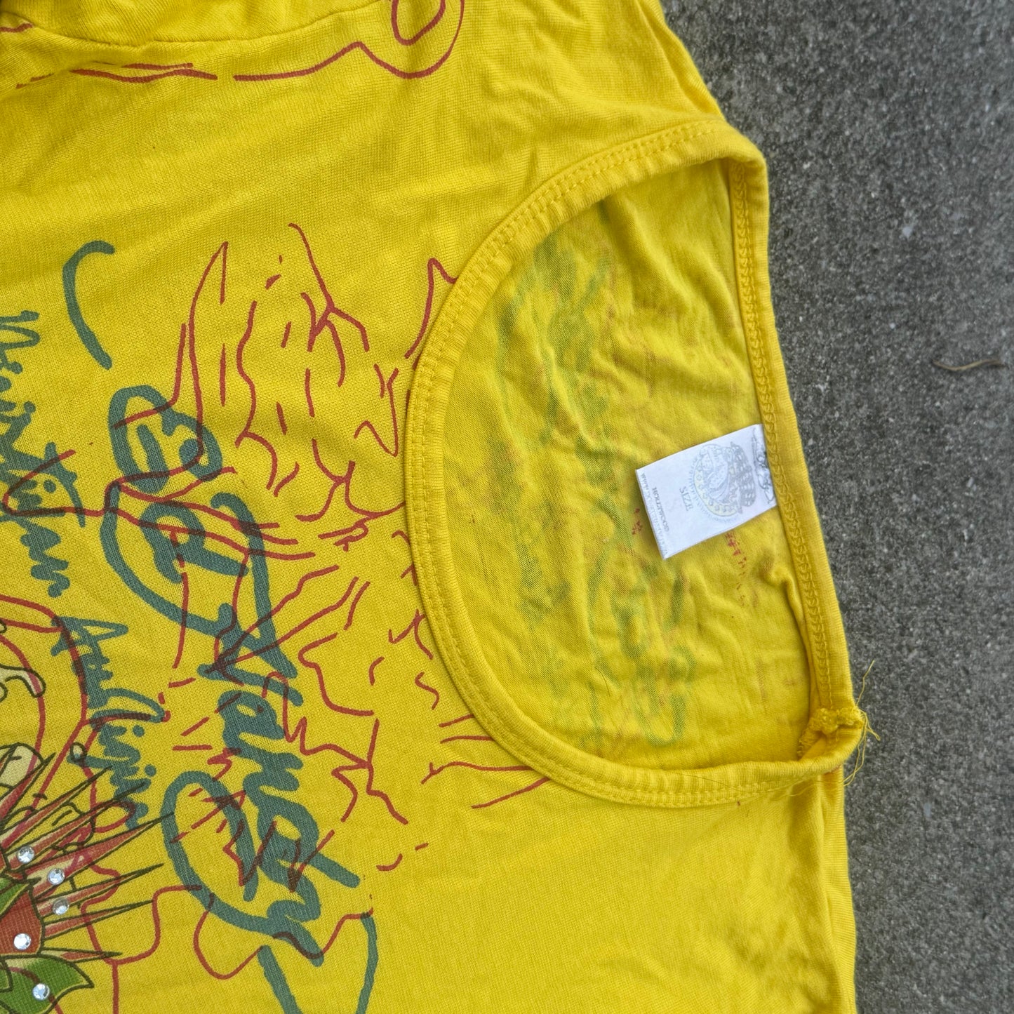 Ed Hardy vintage rhinestones longsleeve