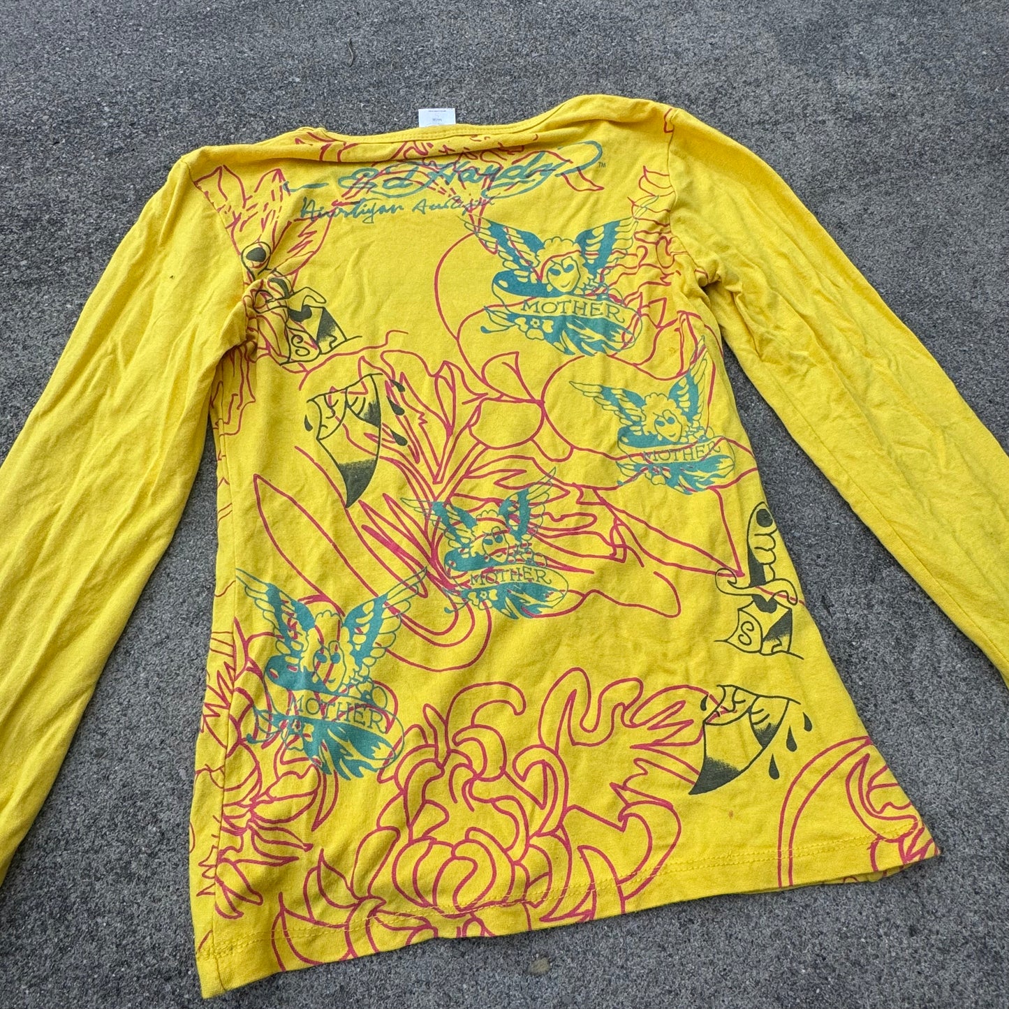Ed Hardy vintage rhinestones longsleeve