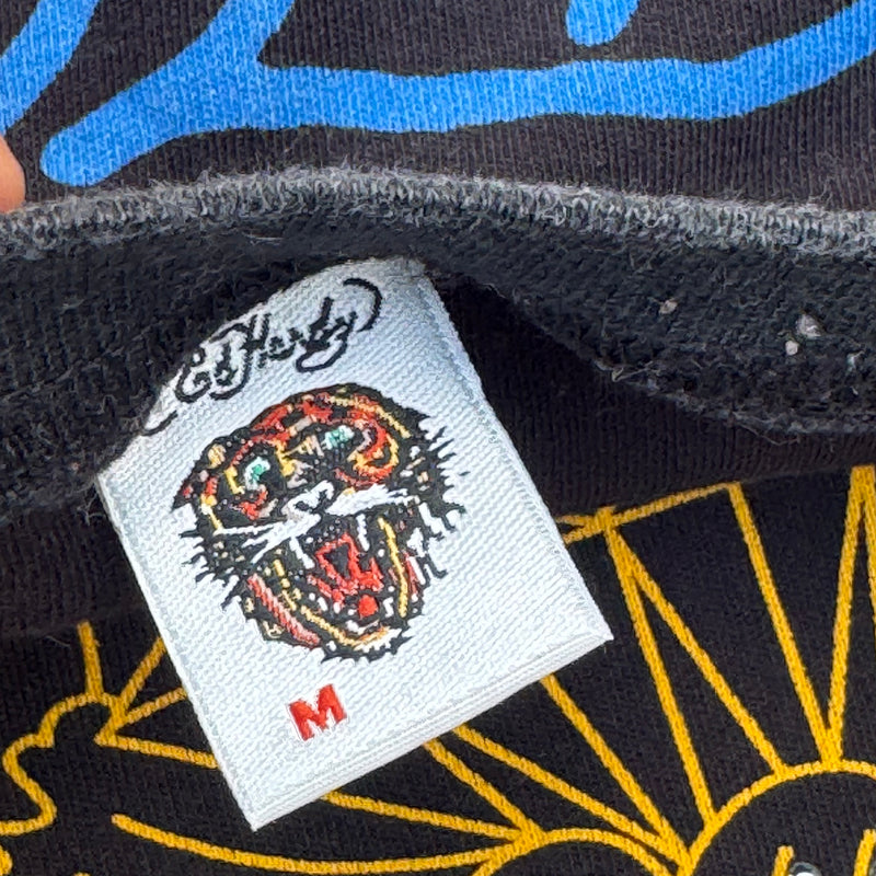 Detailansicht: Sourced limited accessories and clothes Ed Hardy vintage graphic rhinestones t-shirt – Logo, Nähte oder Material
