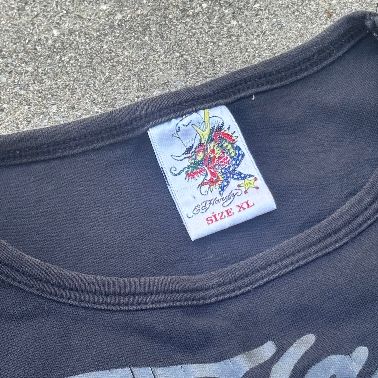 Ed Hardy vintage "Glory" rhinestones t-shirt