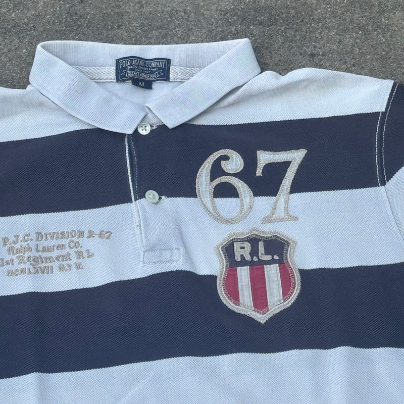 Detailansicht: Sourced limited accessories and clothes Polo Ralph Lauren 67 vintage poloshirt – Logo, Nähte oder Material