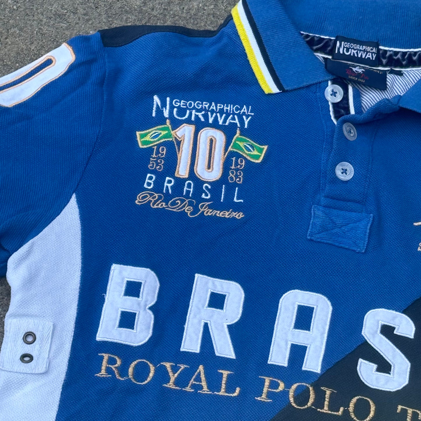 Geographical Norway Brasil streetwear polo